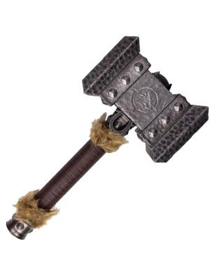 MARTILLO DOOMHAMMER WORLD OF WARCRAFT METÁLICO